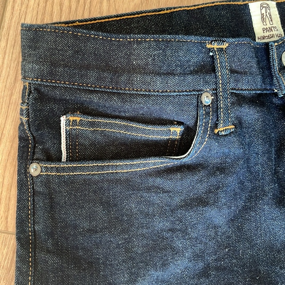 Hiroshi Kato “the pen slim” raw denim 32x31
